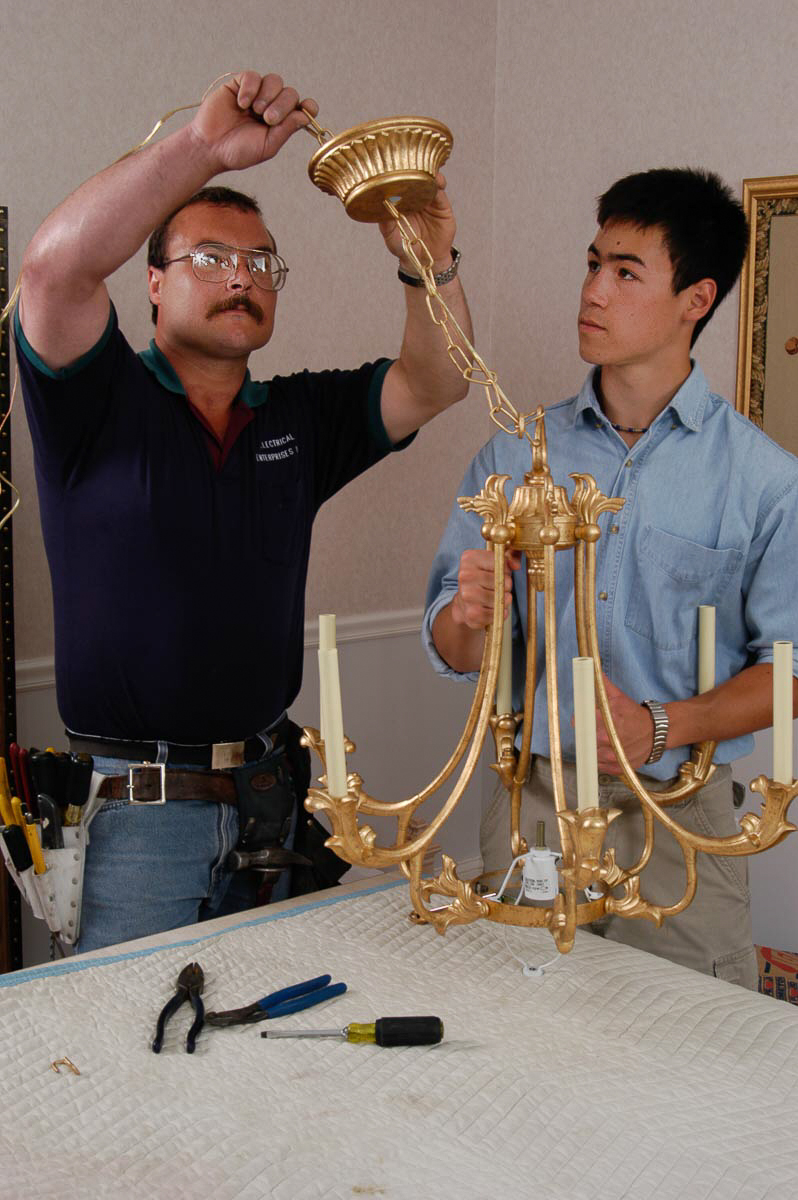 How to Install a Chandelier How to Install a Chandelier