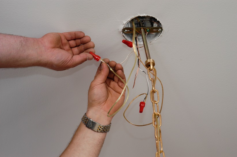 How To Install A Chandelier The Money Pit, How To Add Wire A Chandelier