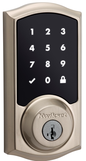 KwiksetÂ® Premis Apple HomeKitâ„¢-compatible smart door lock 