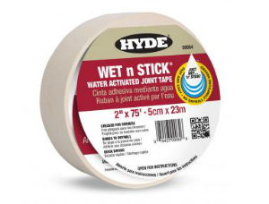 New from Hyde: Wet n Stick Drywall Tape