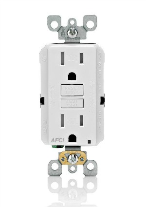 Help Protect Your Home from Electrical Fires with Leviton's SmartlockPro Outlet Branch Circuit Arc Fault Circuit Interrupter Receptacle