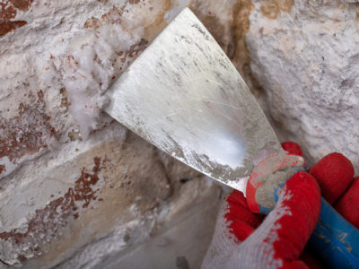 Removing paint from brick