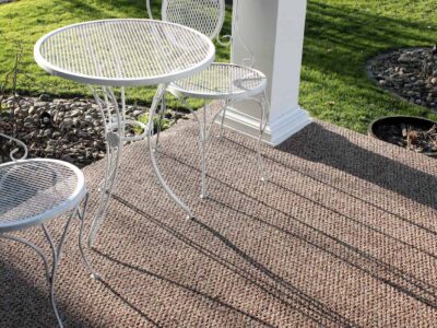 outdoor carpeting on a porch