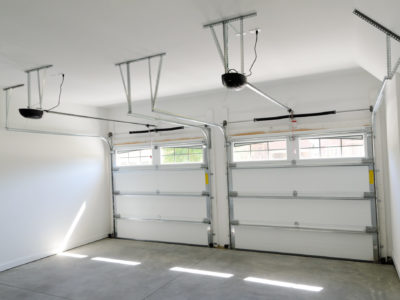 Painted garage walls