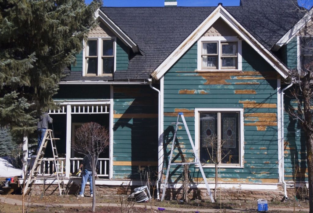 Old home being remodeled