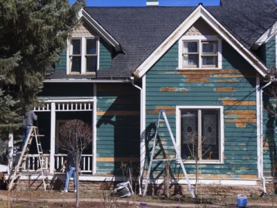 Old home being remodeled