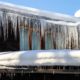 Icicles over a roof