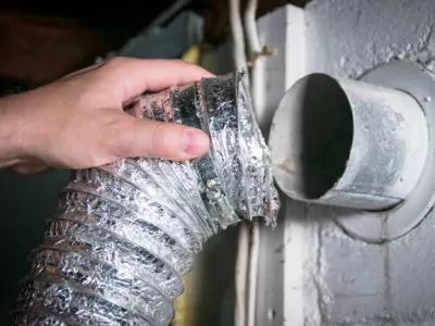 Clogged dryer duct