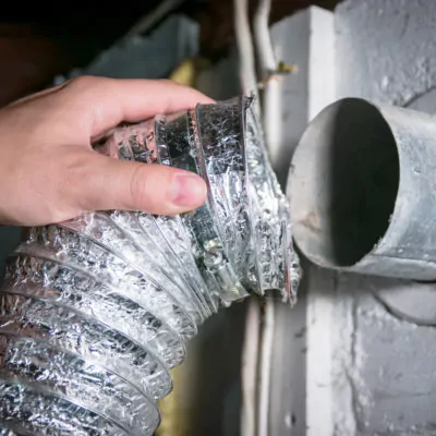 Clogged dryer duct
