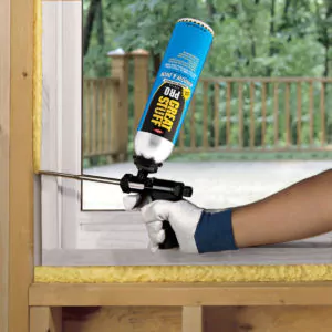 Sealing a new window in a wall