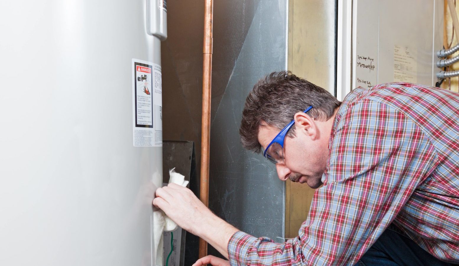 clean water heater, new home checklist