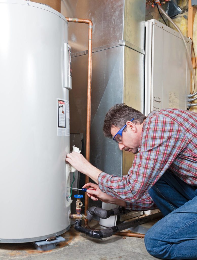 clean water heater, new home checklist