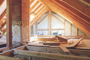 Attic flooring added to increase storage space