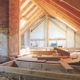Attic flooring added to increase storage space