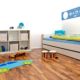 hardwood floor, indoor air quality