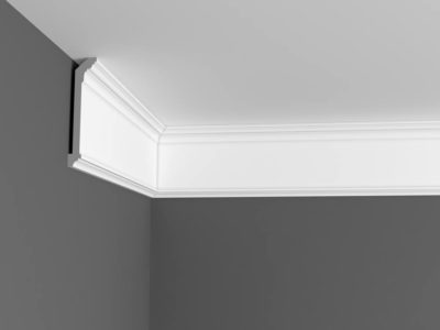 Polyurethane ceiling molding is easy to install