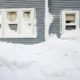 house, snow, roof