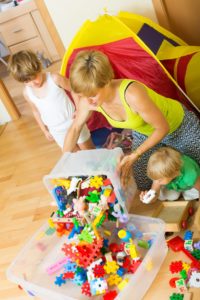 kids play with toys