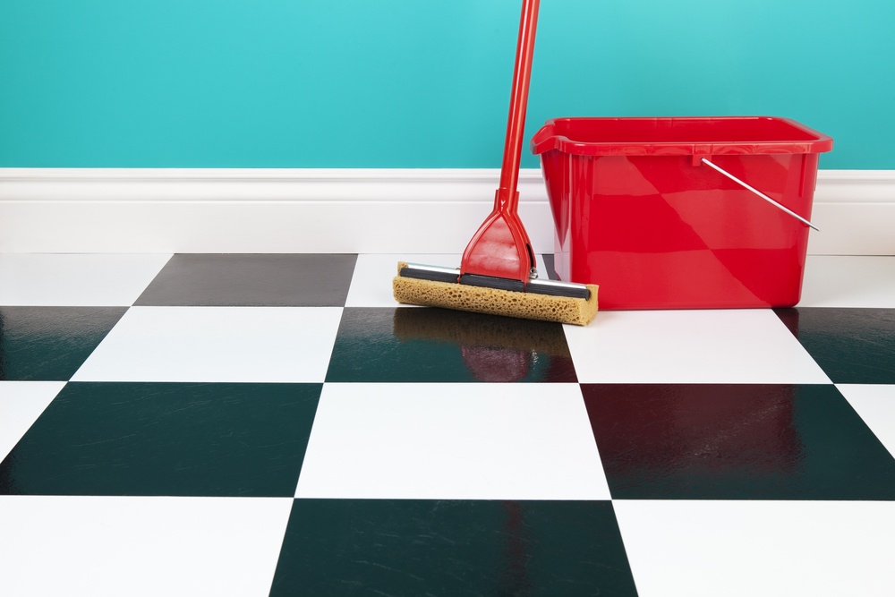 asbestos on sheet linoleum