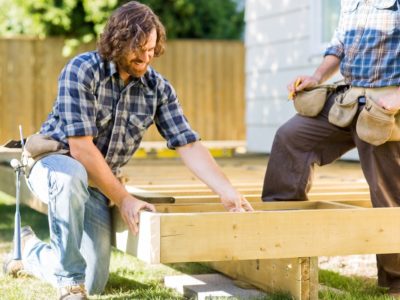 wood deck, building, construction, backyard deck