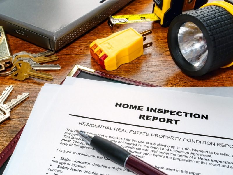inspection report, home seller, home buyer