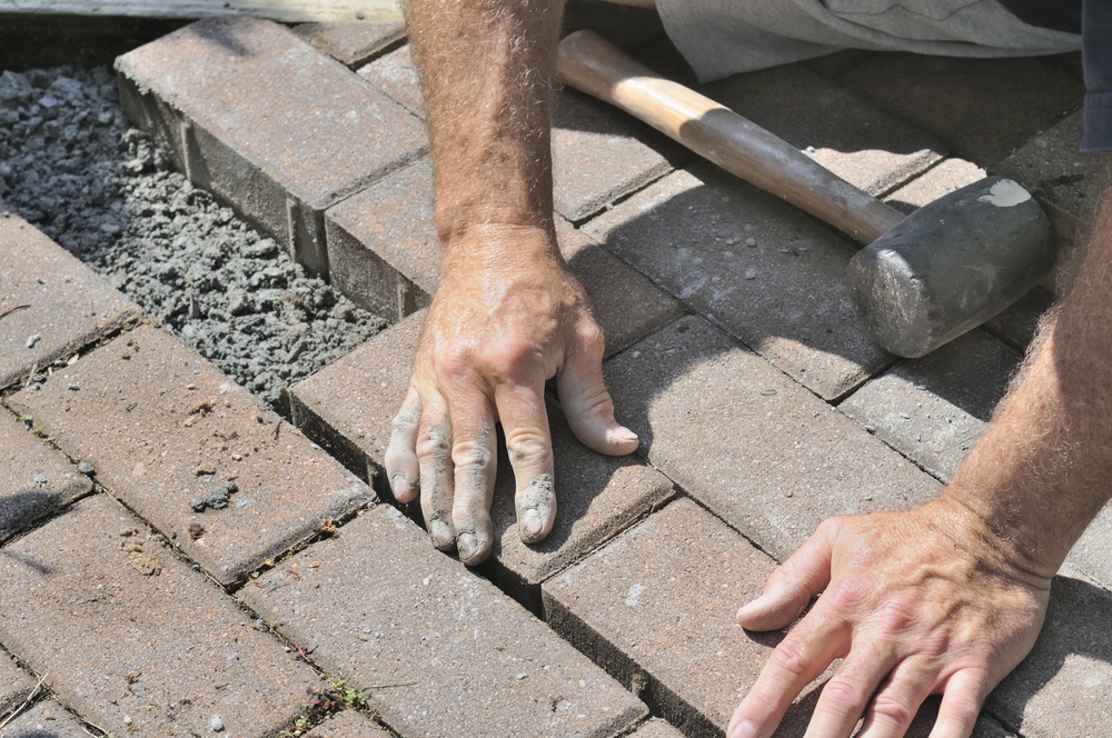 patio ideas, pavers