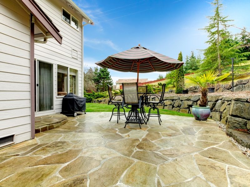 Removing Rust Stains From Patio The Money Pit - How To Remove Rust Stains From Sandstone Patio Furniture