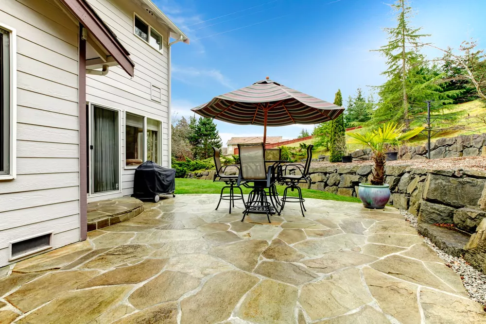 How to flag store a patio