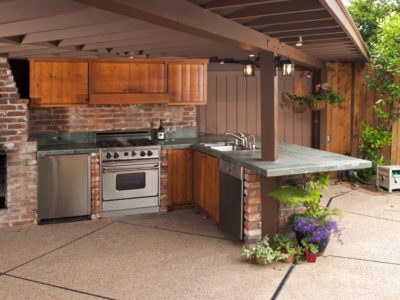 Creating an outdoor kitchen