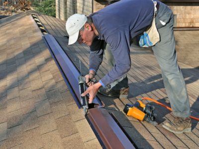 waterproofing roof cap stone