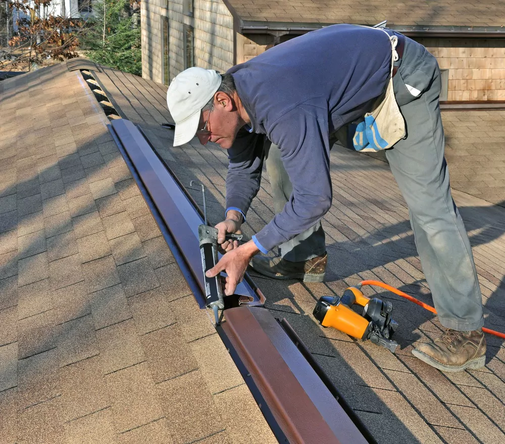 waterproofing roof cap stone