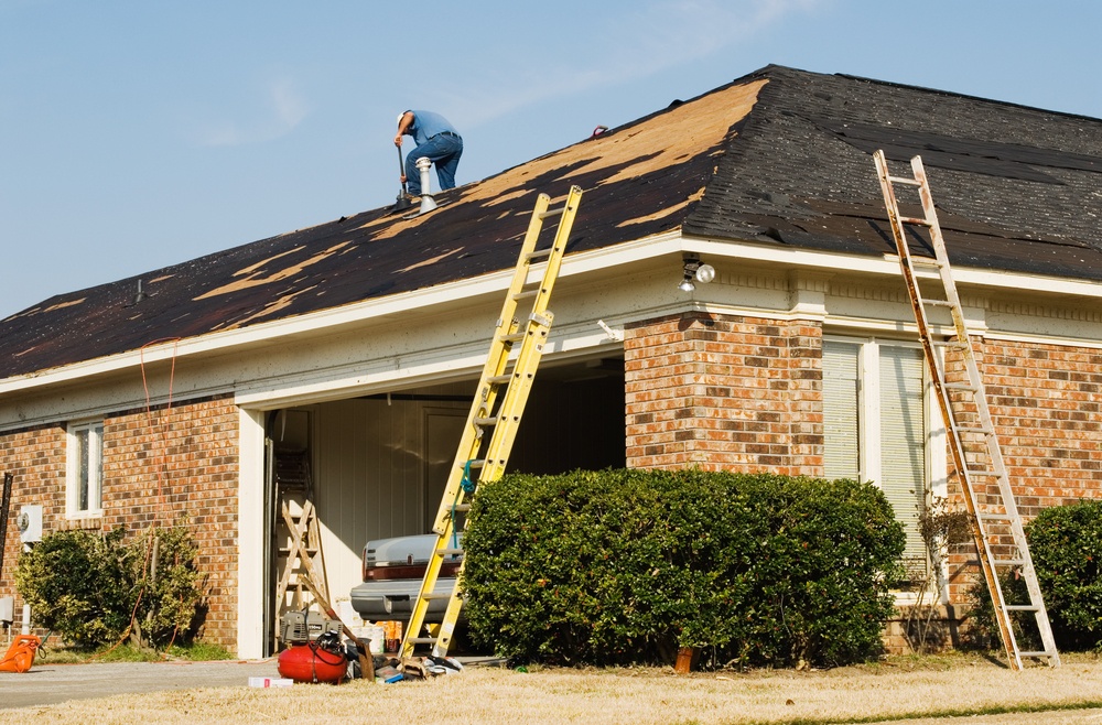 checking roof for leaks