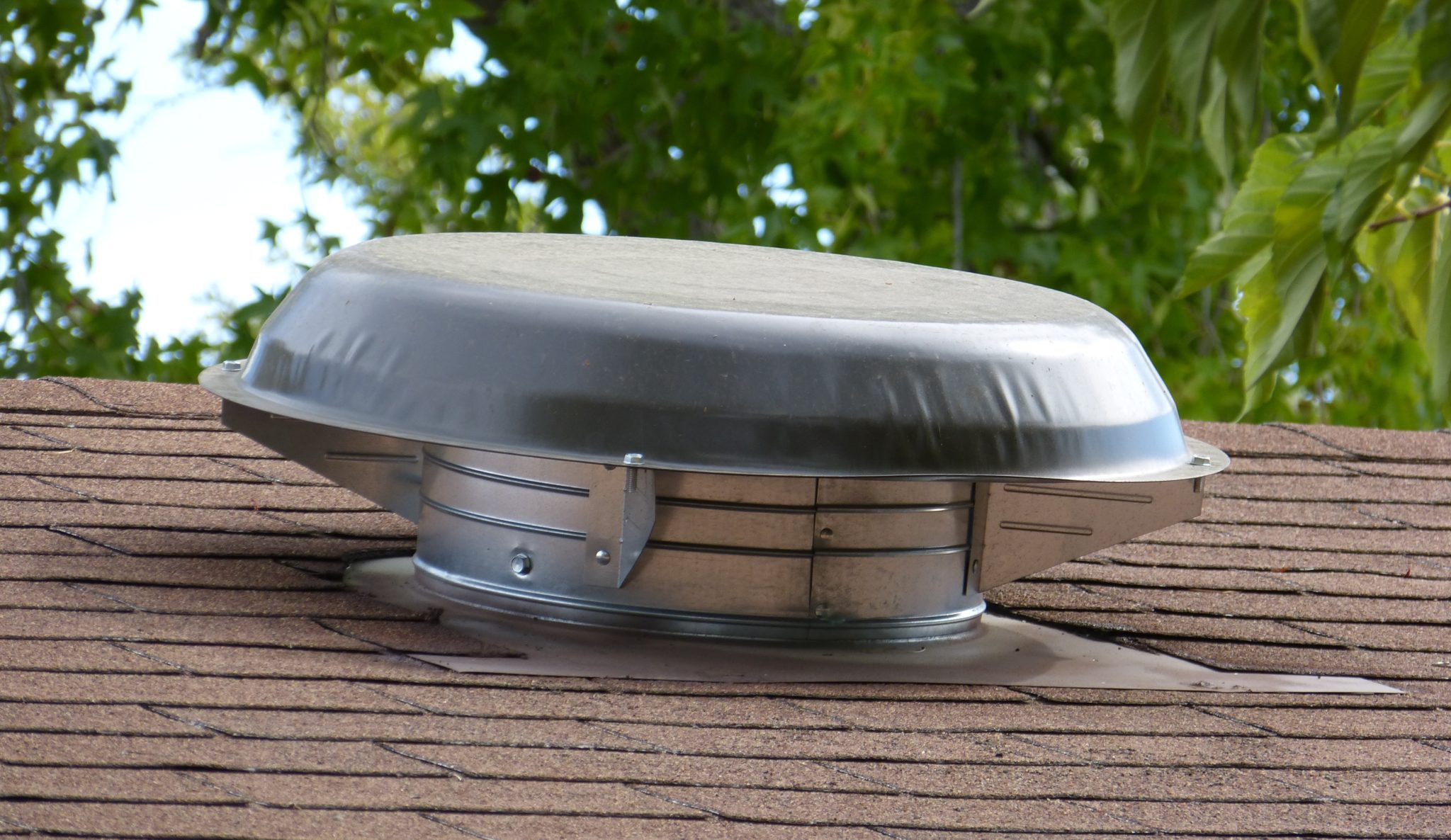 attic fan on roof