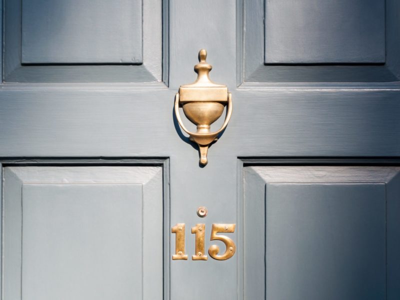 How To Install A Front Door Knocker The Money Pit