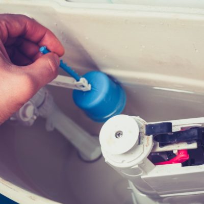 Repairing a toilet valve