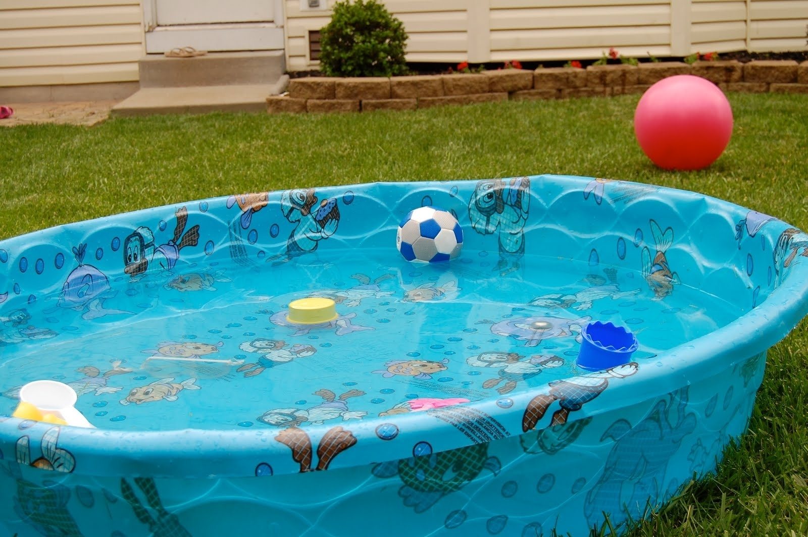 plastic kiddie pool