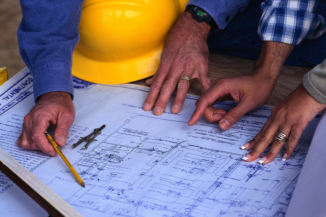 blueprint, construction, remodeling