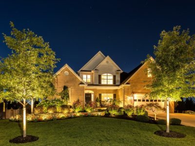 Landscape Lighting, holiday home security