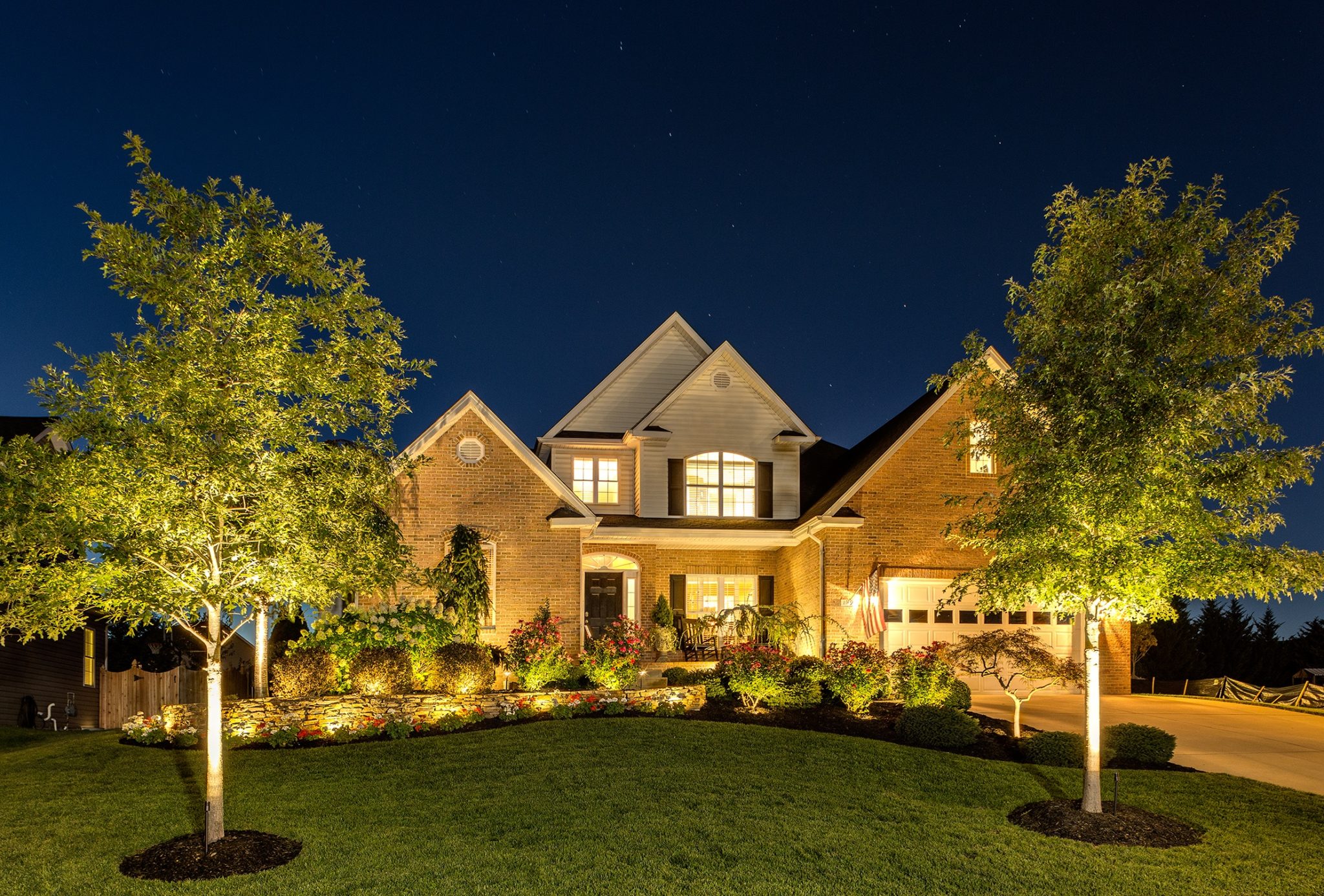 Illuminazione di paesaggio, casa vacanze sicurezza