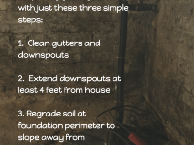 3 ways to stop a leaky basement