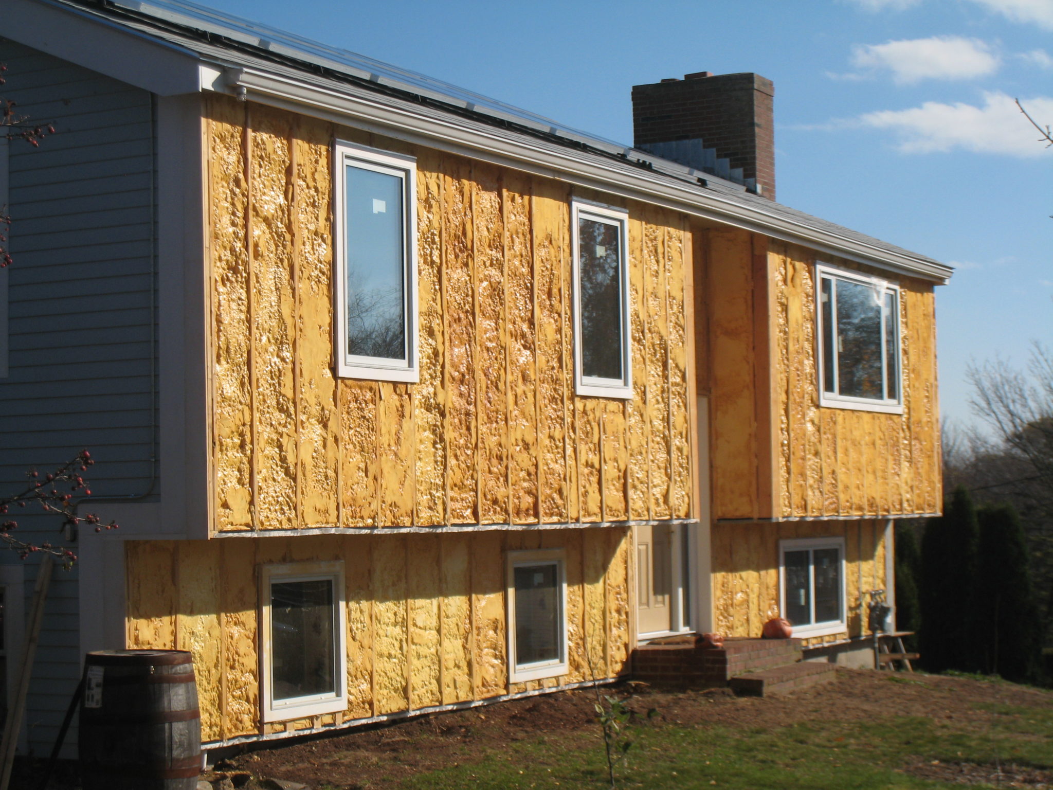 insulation, positive energy home