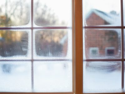 condensation in paned windows