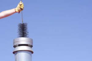 Chimney cleaning brush