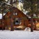 Vacation cabin in woods