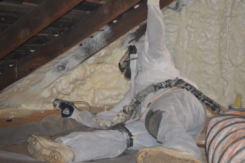 spray insulation