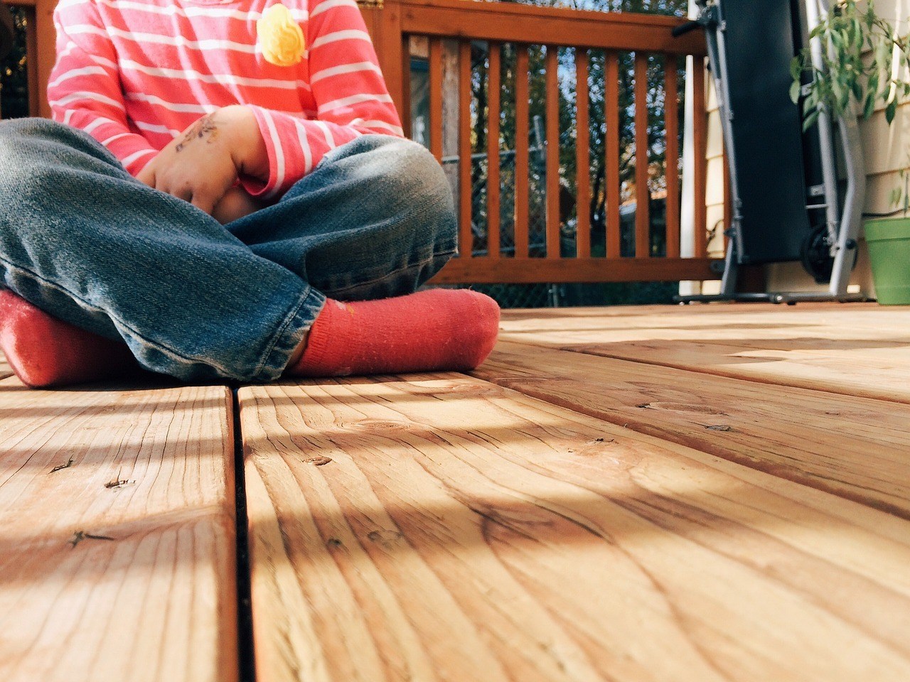 backyard deck