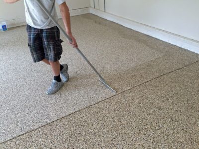 epoxy garage floor repair