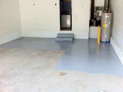 slope garage floor