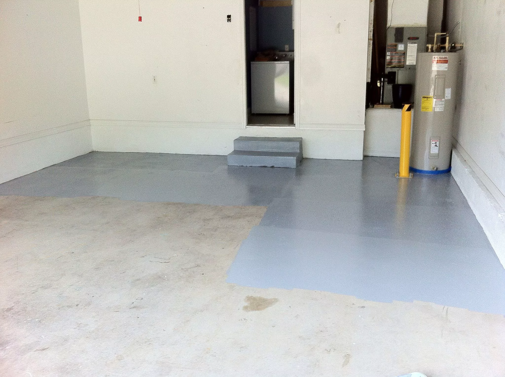 slope garage floor