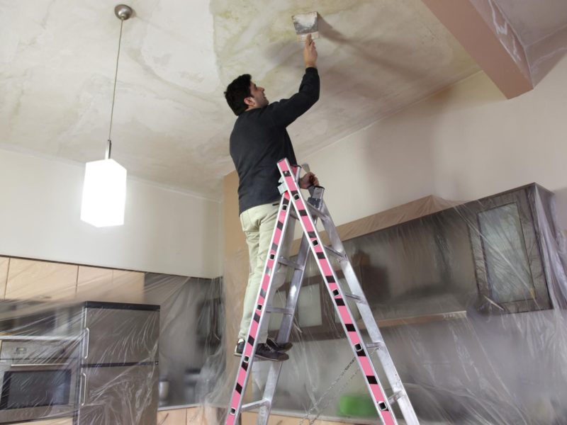 Asbestos Ceiling Tile Risk Older, How To Paint Asbestos Ceiling Tiles